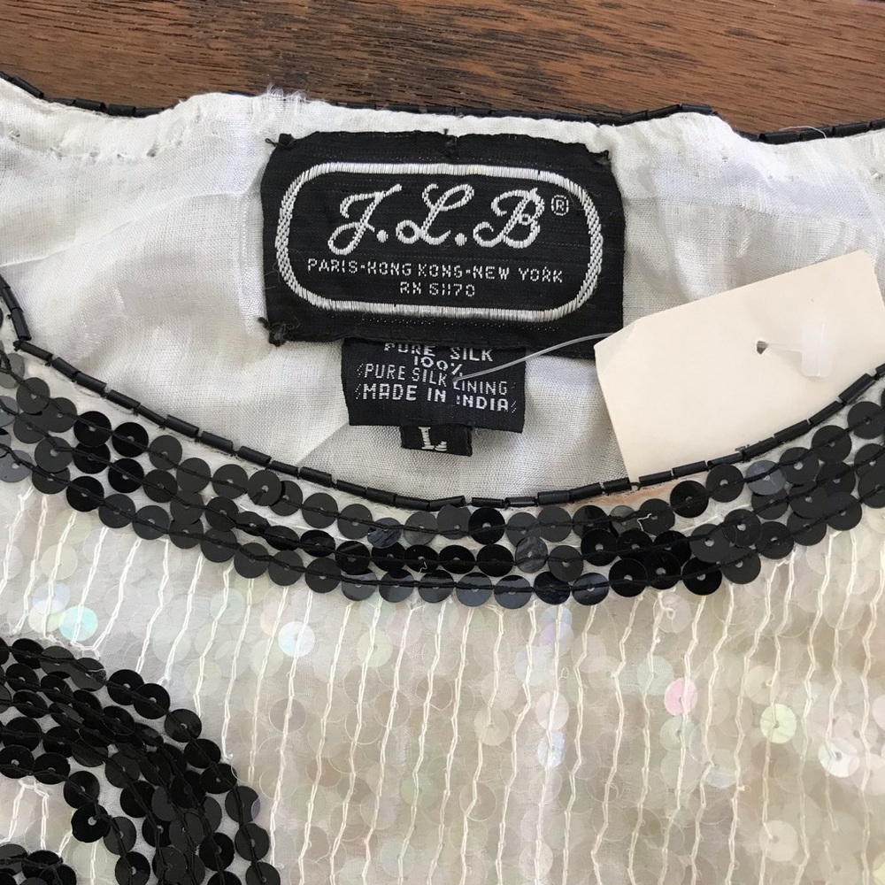 J.L.B 🌴🌴Paris-Hong Kong-New York sequin top
